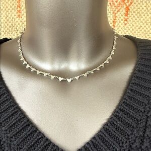 Jes MaHarry “Vida” sterling silver heart necklace. New with tags.